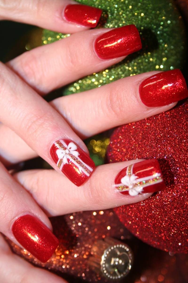 24 Gelnagel Muster Weihnachten Auf Den Nageln Nageldesign Zenideen