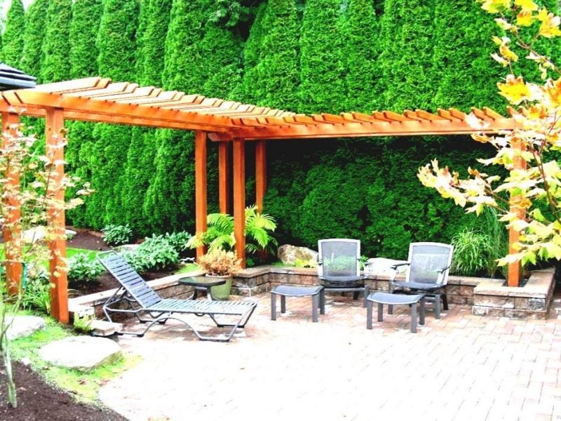 Moderne Gartengestaltung Entspannungsbereich 
