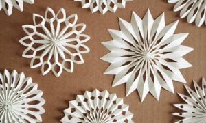 Bastelanleitungen zu Weihnachten Sterne aus Papier selber machen
