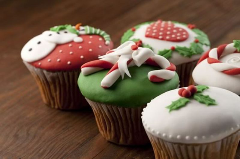 coole weihnachts cupcakes