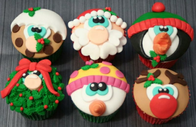 coole weihnachts tolle ideen fur weihnachtscupcakes cupcakes fur weihnachten verzieren