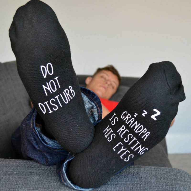 Nikolausgeschenke für Männer - personalisierte Socken