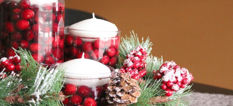 Tisch weihnachtlich dekorieren mit DIY Ideen