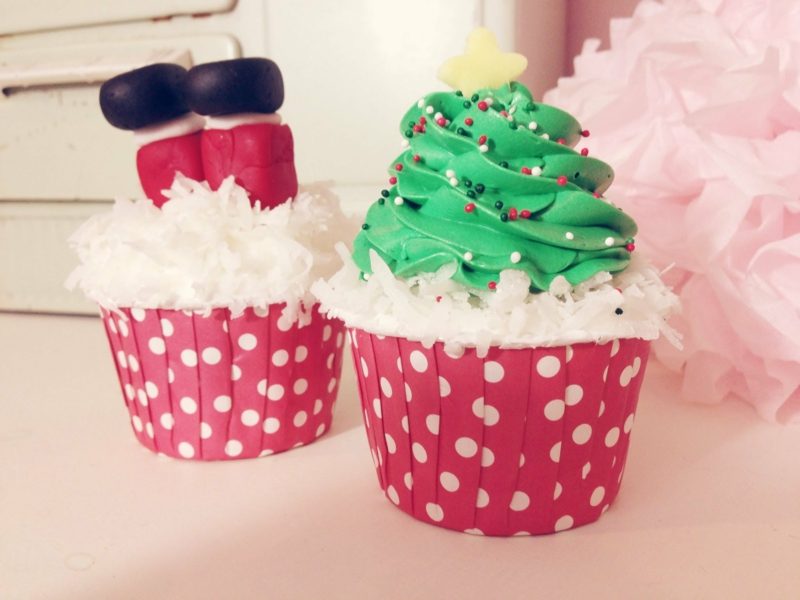 weihnachts cupcakes
