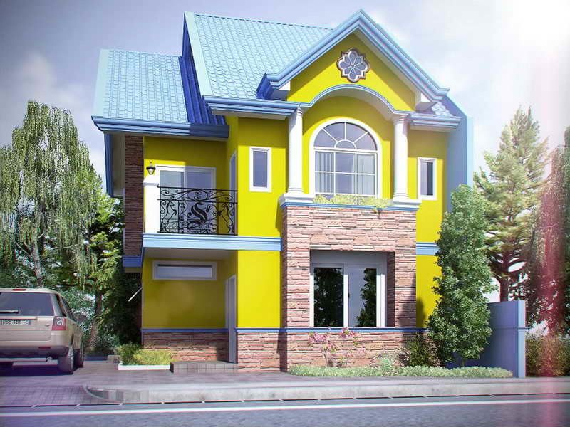 Beispiele Fur Fassadenfarben Architektur Zenideen