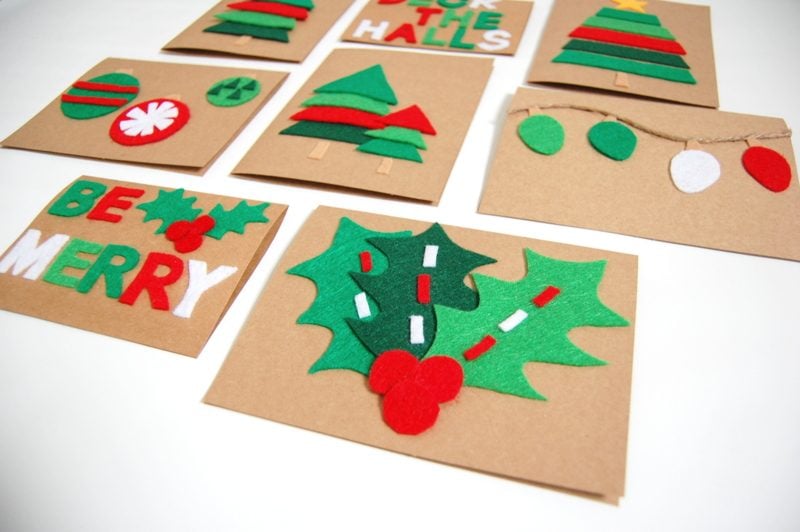 Weihnachtskarten basteln - DIY Anleitung Schritt für Schritt