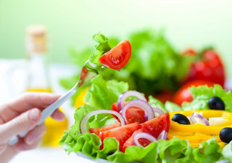 Ernährungsregime Salat schnell Abnehmen