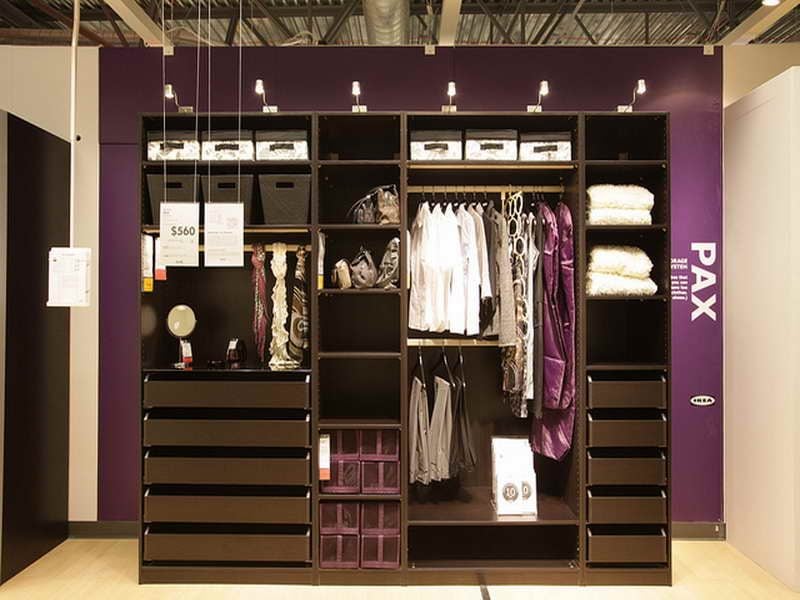 IKEA Begehbarer Kleiderschrank: Ideen für offene Regalsysteme Kleiderschrank!