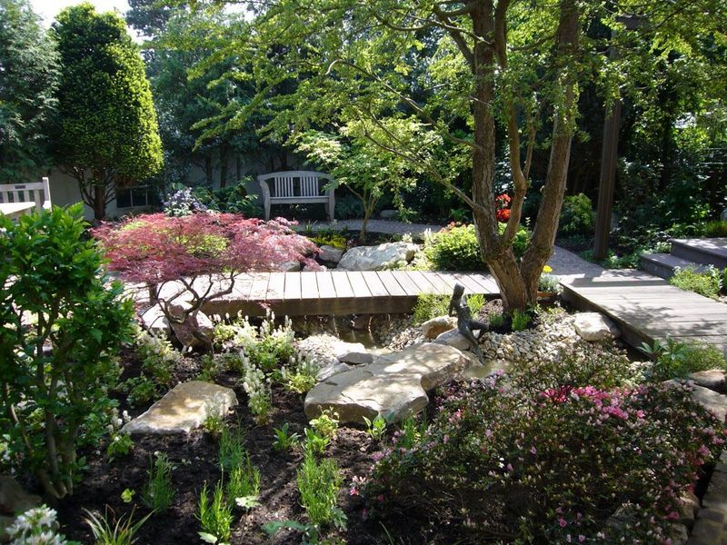 kreative Gartengestaltung Ideen Kleingarten herrlicher Look