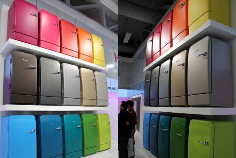 Bosch Retro Kühlschrank Vielfalt an Farben und Modellen