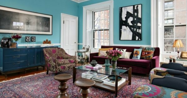 Orientteppich als Akzent im Interieur – 21 Beispiele