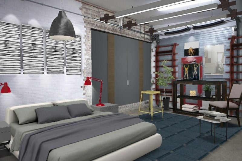 Schlafzimmer einrichten modernes Design skandinavisch