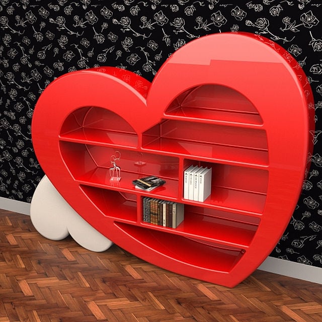 Bücherregal zum Valentinstag!