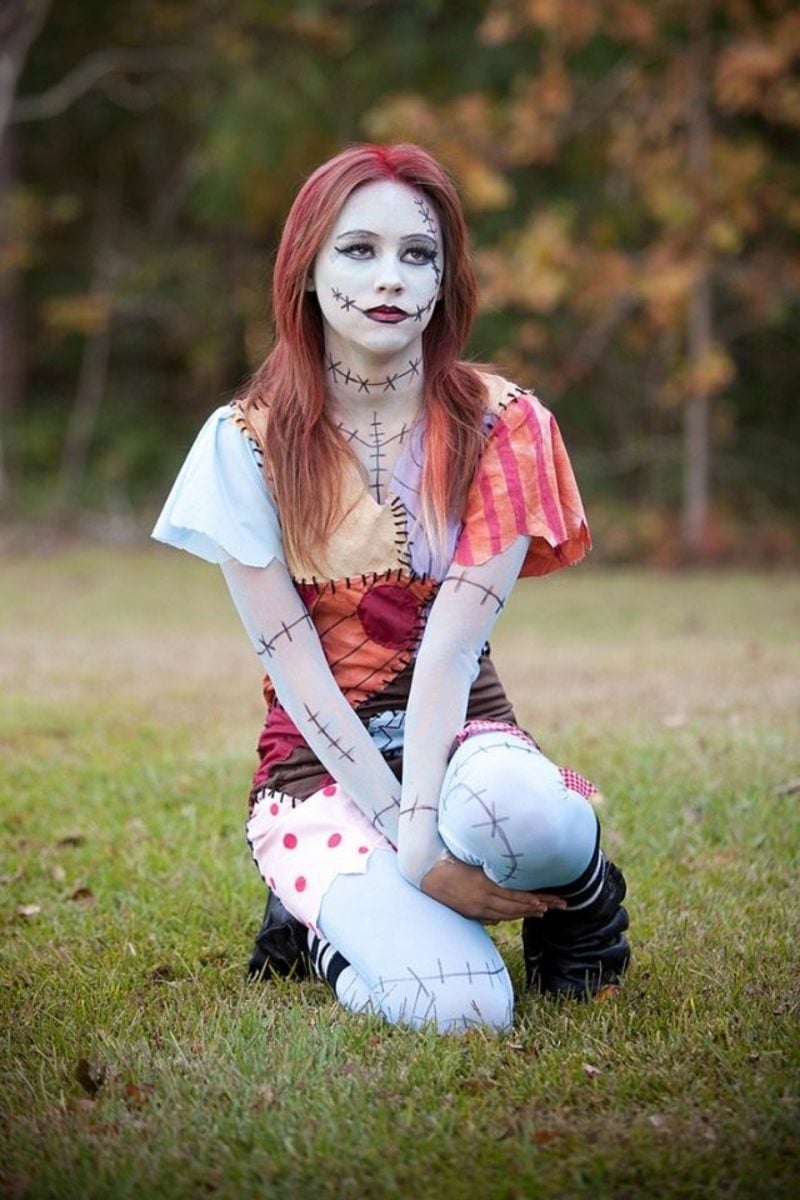 Halloween Kosüme Frauen Zombie gruselig