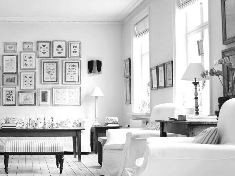 einzigartig design möbel landhausstil weiß sofa sessel tisch einrichten wohnzimmer wohnideen