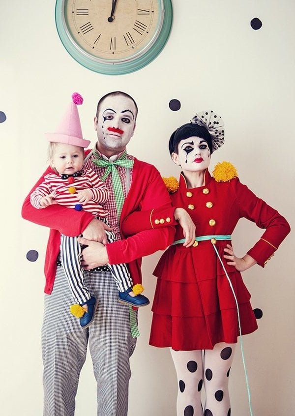 gruppenkostüm fasching verkleidung ideen zirkus karneval kostüm
