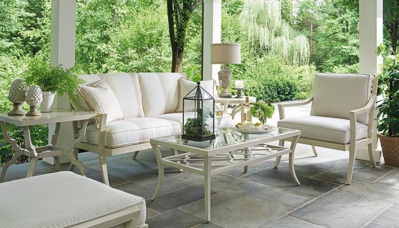 Hochwertige Gartenmöbel: Gartengestaltung in Weiß!