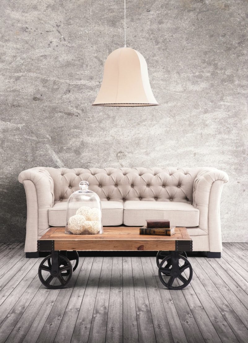industrial möbel couch tisch
