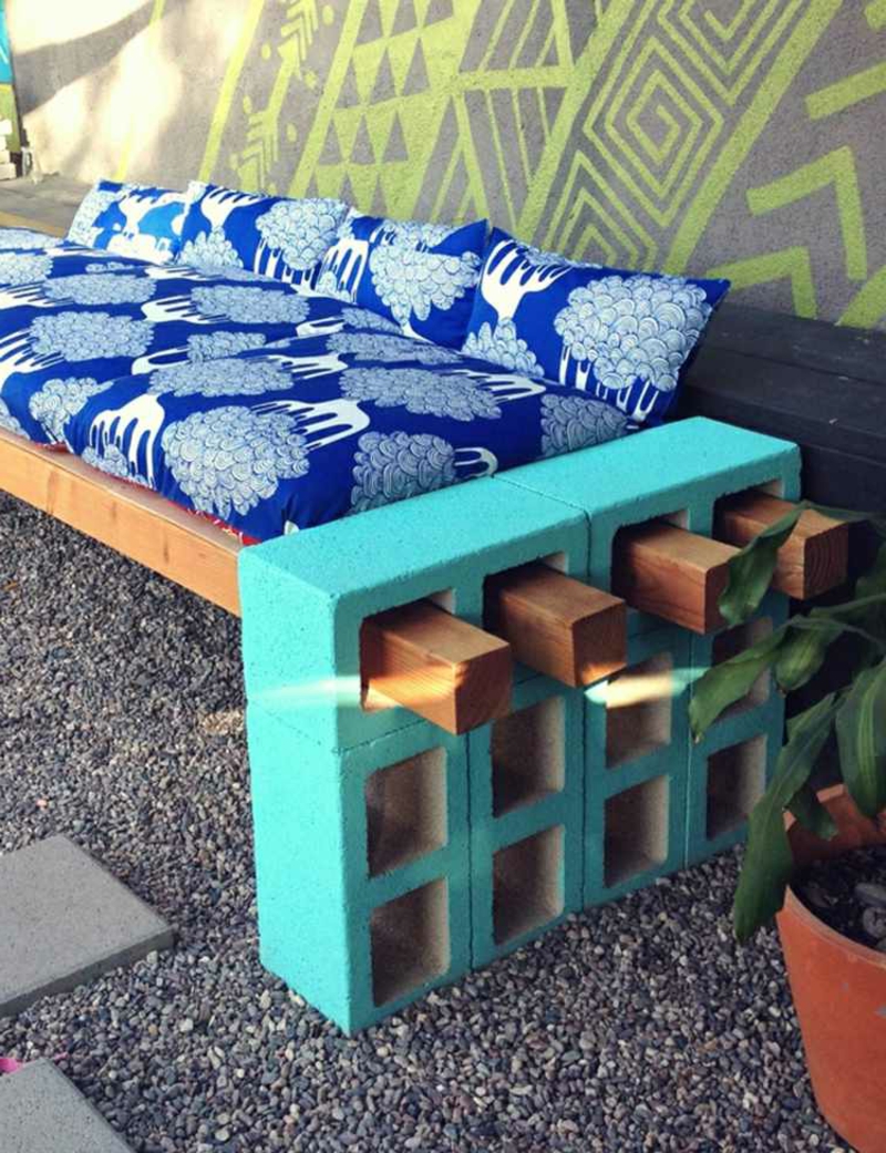 22 tolle Design Ideen für eine Gartenbank aus Holz