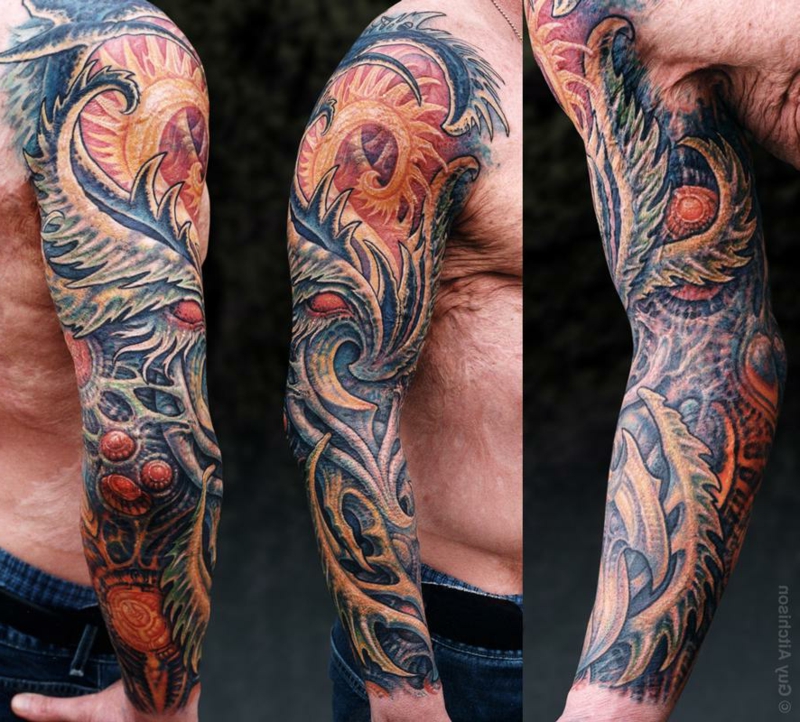 Biomechanik Tattoo Menschen und Maschinen Tattoos ZENIDEEN