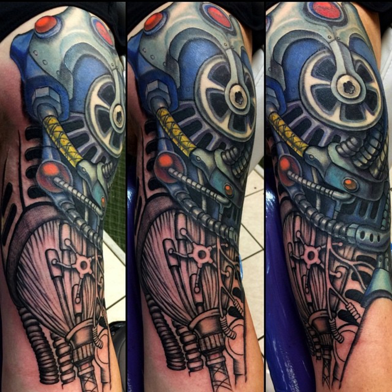  Biomechanik  Tattoo  Menschen und Maschinen Tattoos  