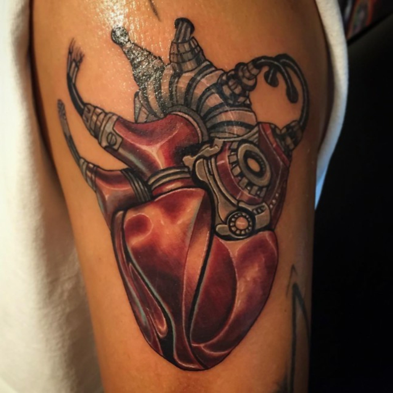 Biomechanik Tattoo Menschen und Maschinen Tattoos ZENIDEEN