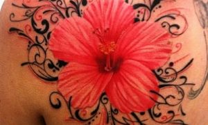 blumen-tattoo-Hot Pink