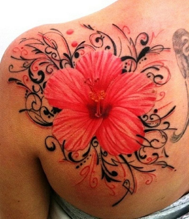 Blumen Tattoo japanischer Stil