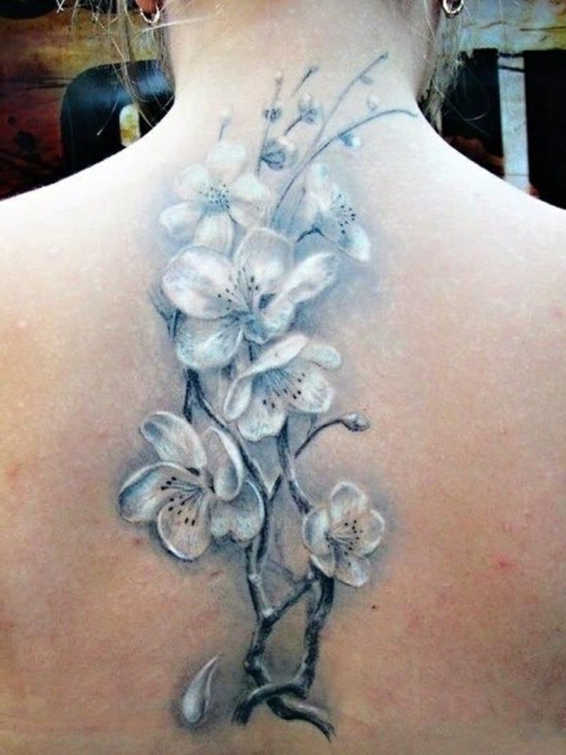 Blüte Blumen Tattoo