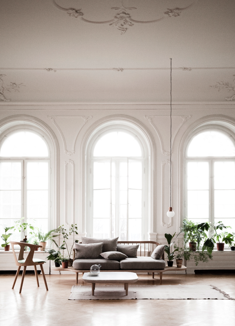 minimalismus wohnzimmer einrichten ideen sofa tisch