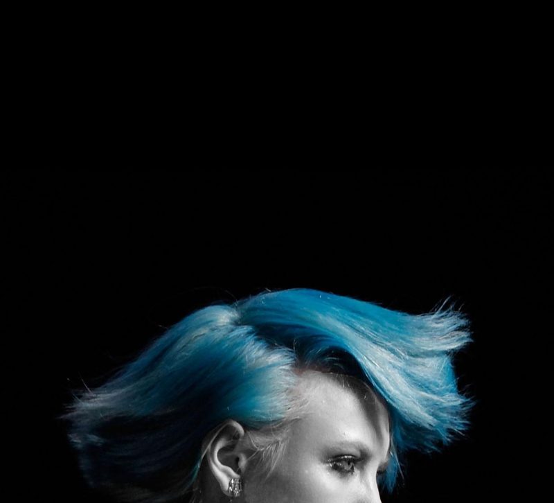 blaue haare haarfarben blau trend haarfarbe