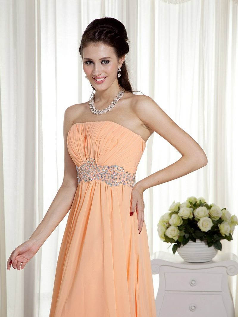 Tolle Ideen F r Die Hochzeit Brautkleid In Apricot Farbe