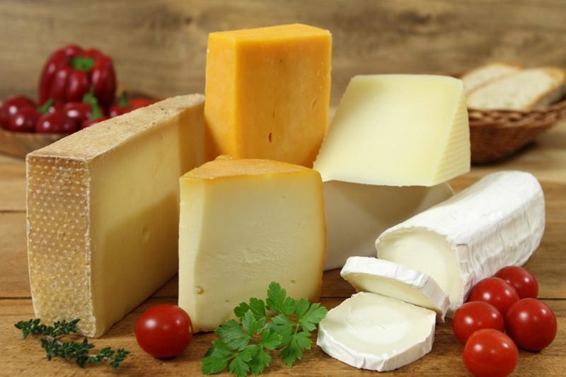 Diät ohne Kohlenhydrate Milchprodukte Käsearten
