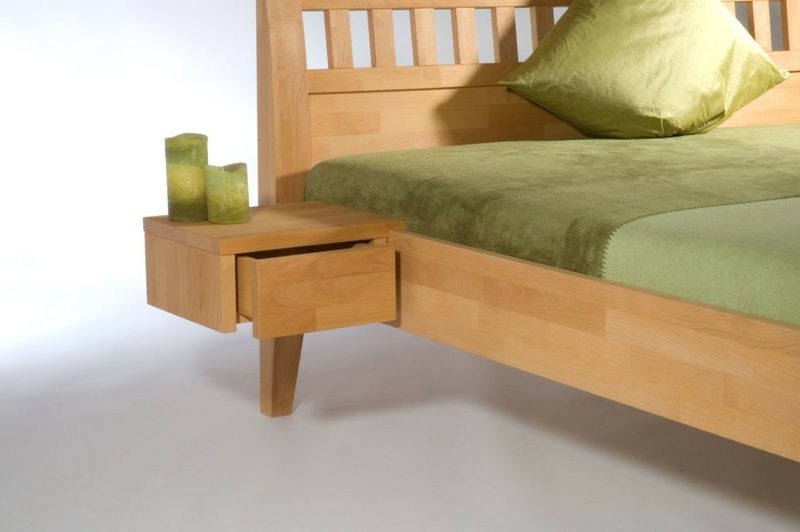 Nachttisch zum Einhängen - praktische Schlafzimmerlösung ...