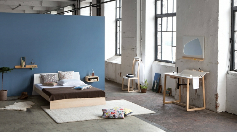 Nachttisch zum Einhängen - praktische Schlafzimmerlösung - Möbel