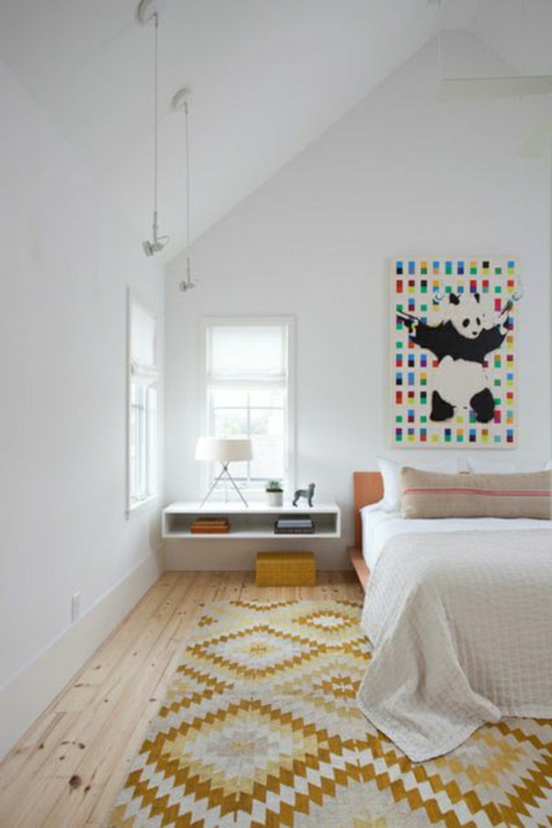 Nachttisch zum Einhängen - praktische Schlafzimmerlösung - Möbel