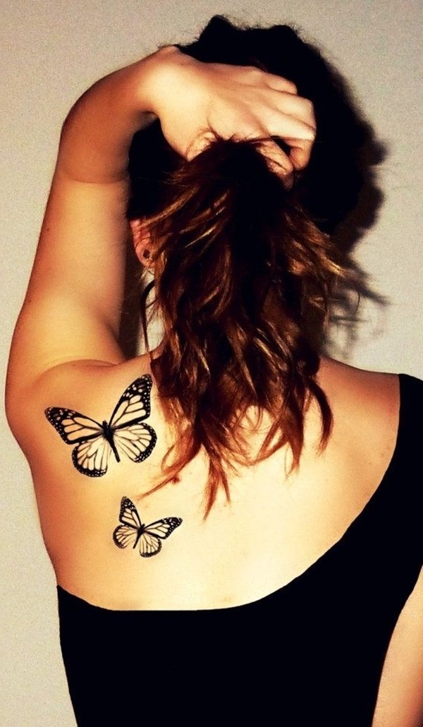 Tattoo Schmetterling Rücken 