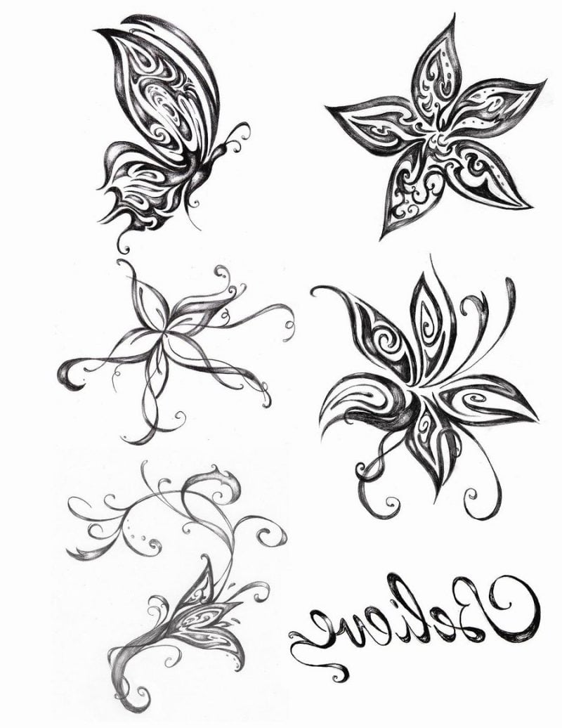 Tattoo Schmetterling Vorlagen