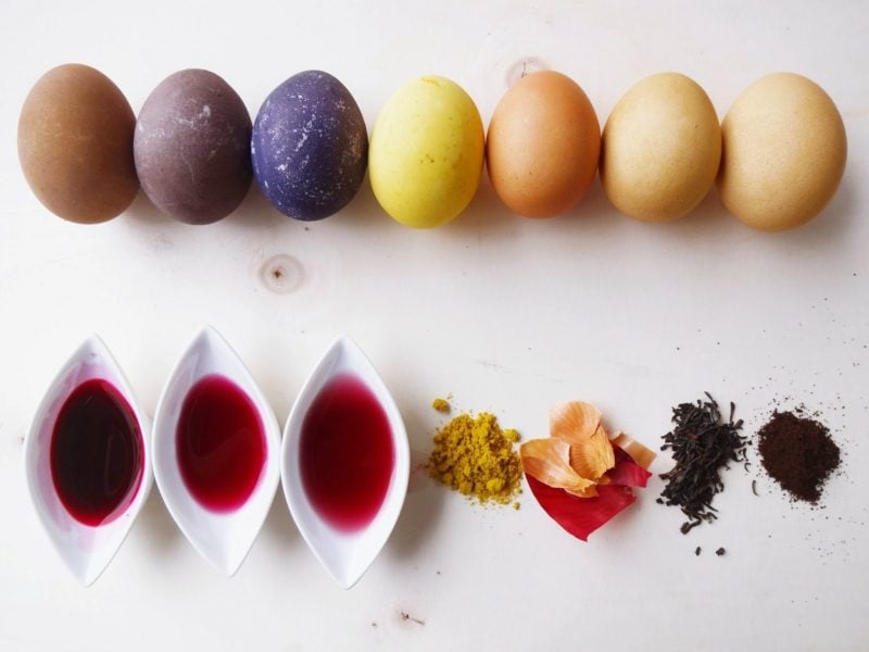 Ostereier färben mit Naturfarben Rezepte und Verzierungstechniken