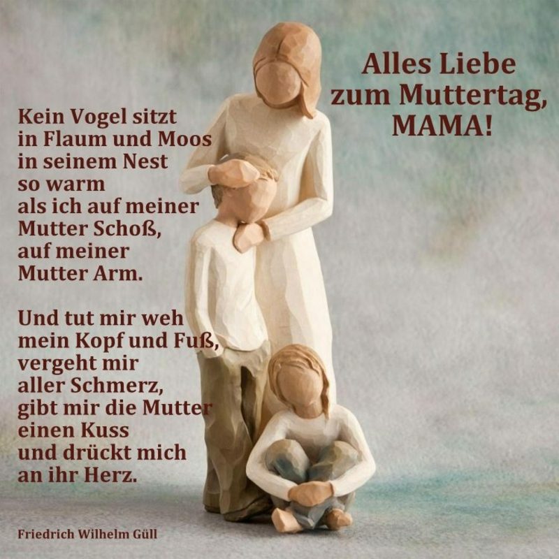 Die mutter das kind. Muttertag стихи. Muttertag картинки. Muttertag поздравления.