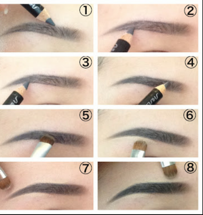 Augenbrauen Formen Make-up Anleitung