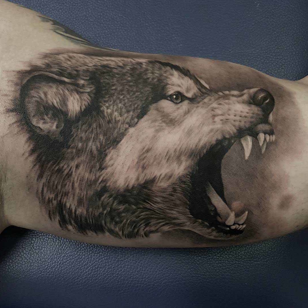 Tattoo Wolf 60 inspirierende Ideen für Männer und Frauen Tattoos
