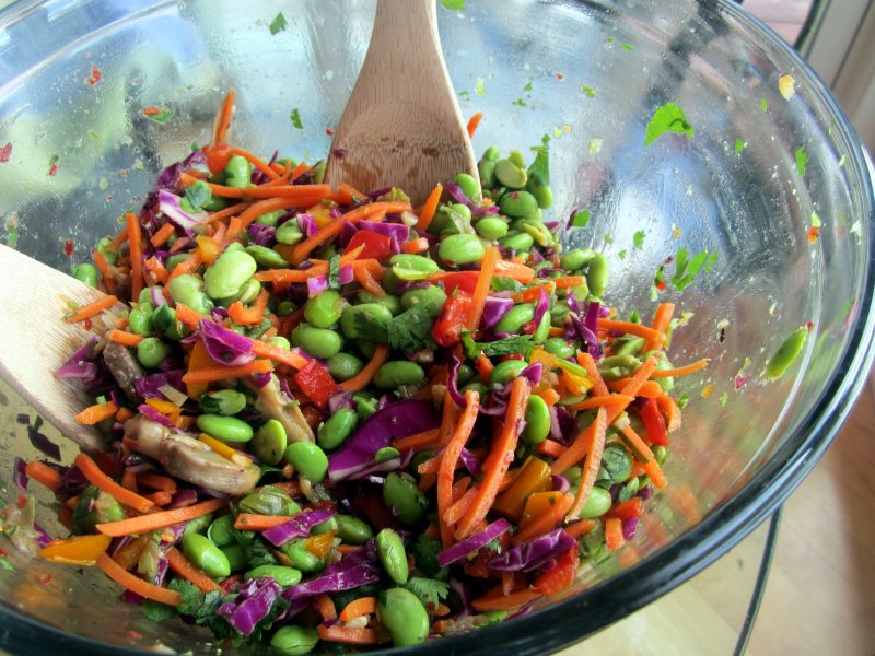 Gesunde Rezepte zum Abnehmen: Edamame Salat 