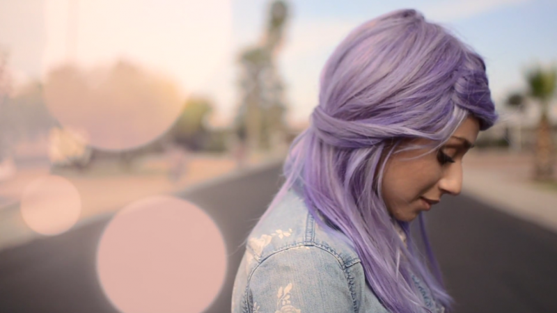 dunkel lila haare violette haare lila haarfarbe tendenzen haarstyling 