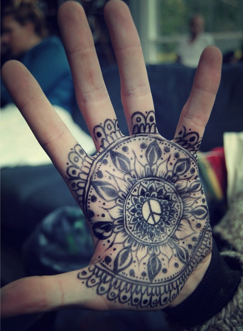 Mandala Tattoo Hand