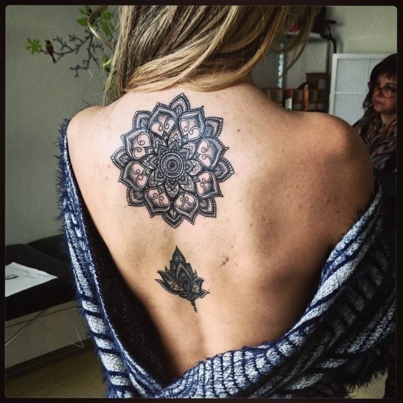 Mandala Tattoo spirituelle Bedeutung 