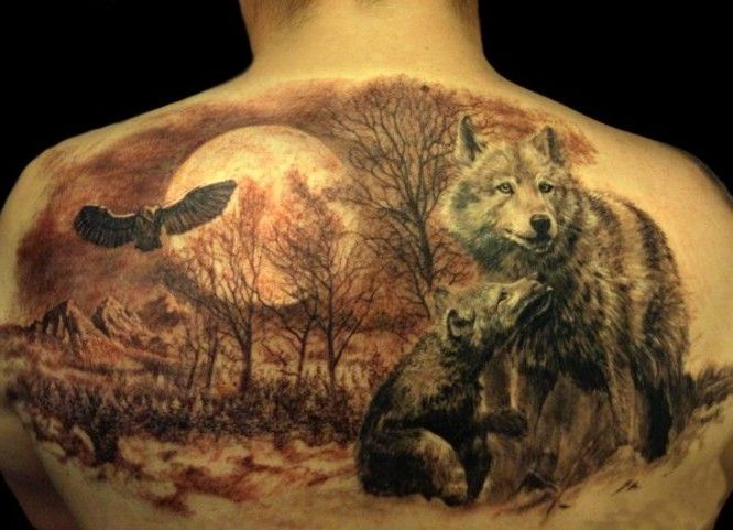 Tattoo Wolf 60 inspirierende Ideen für Männer und Frauen Tattoos