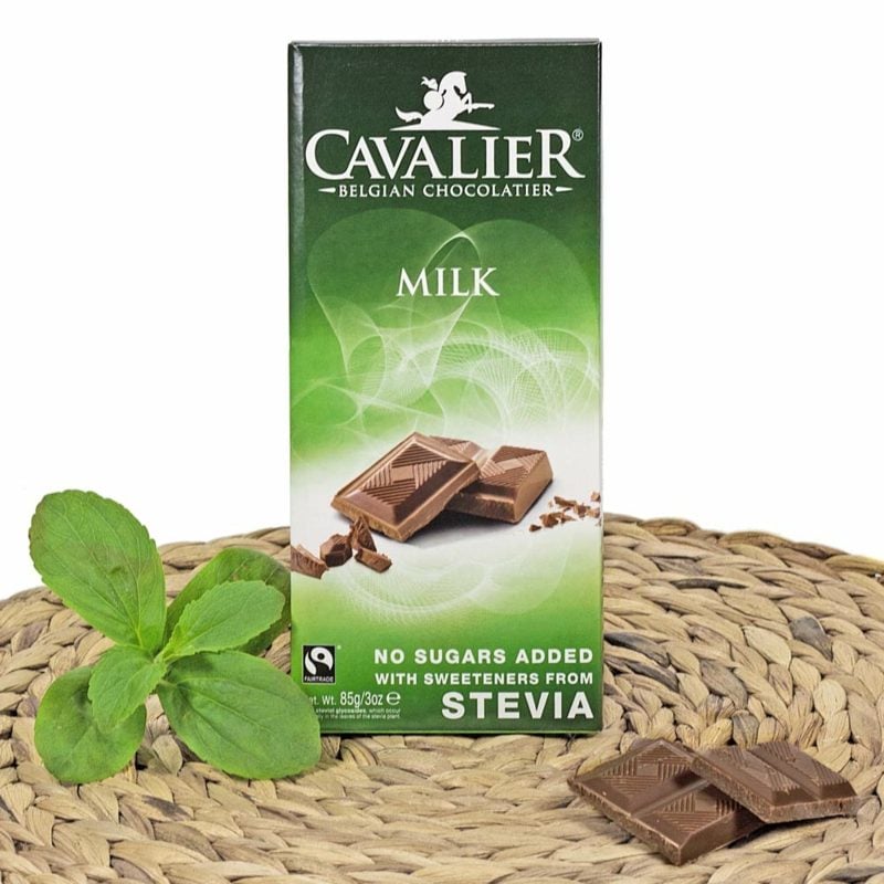 Stevia gesung Produkte Milchschokolade