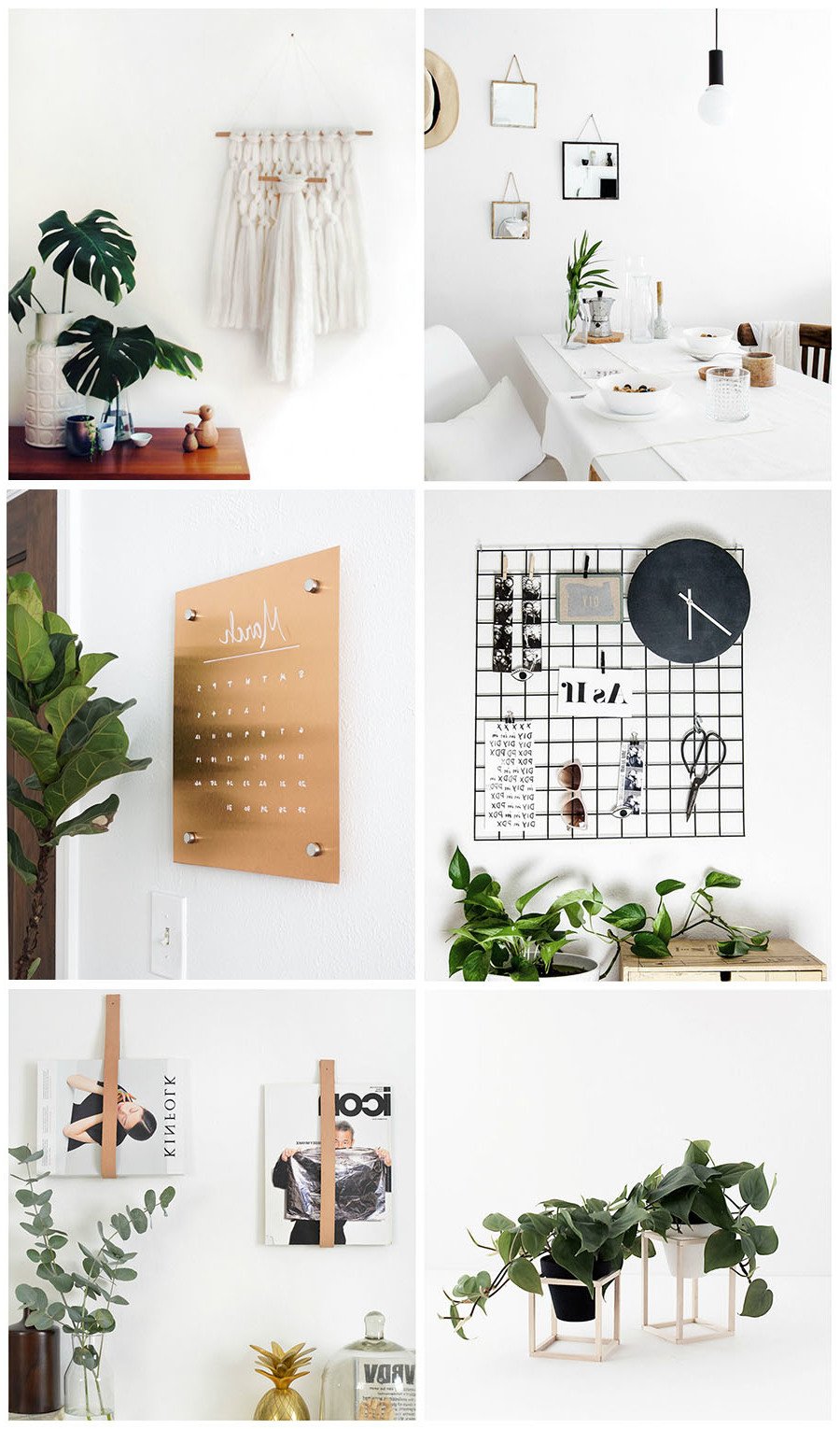 Moderne Wohnzimmer dekorieren - DIY minimalistische ideen