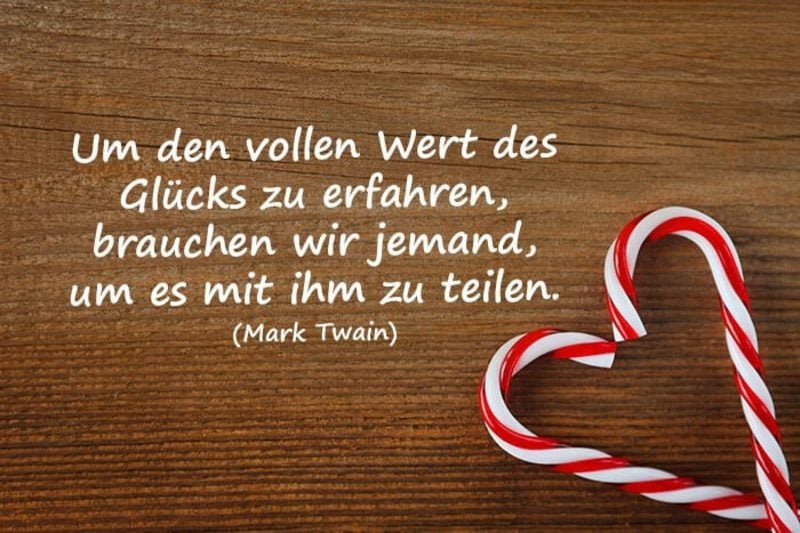 Glückwunsch zur Hochzeit Zitat von Mark Twain Liebe Glück